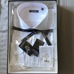 White mens dress shirt